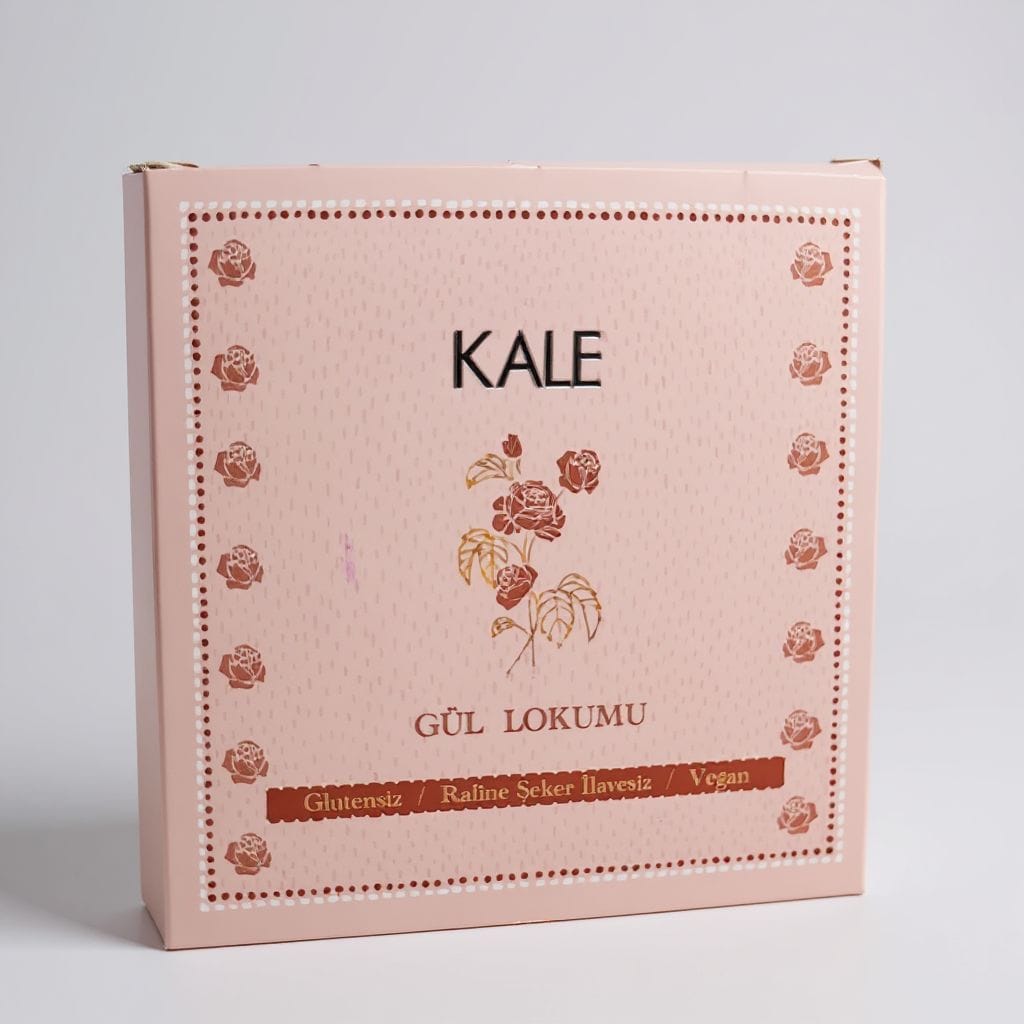Kale Gül Lokumu Glutensiz Rafine Şeker İlavesiz Vegan 115 Gr