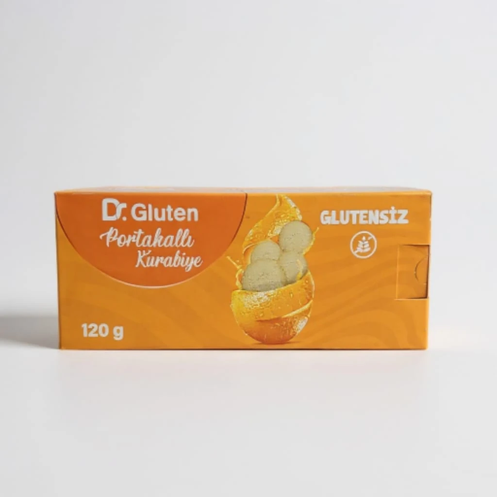 Dr.Gluten Glutensiz Portakallı Kurabiye 120g