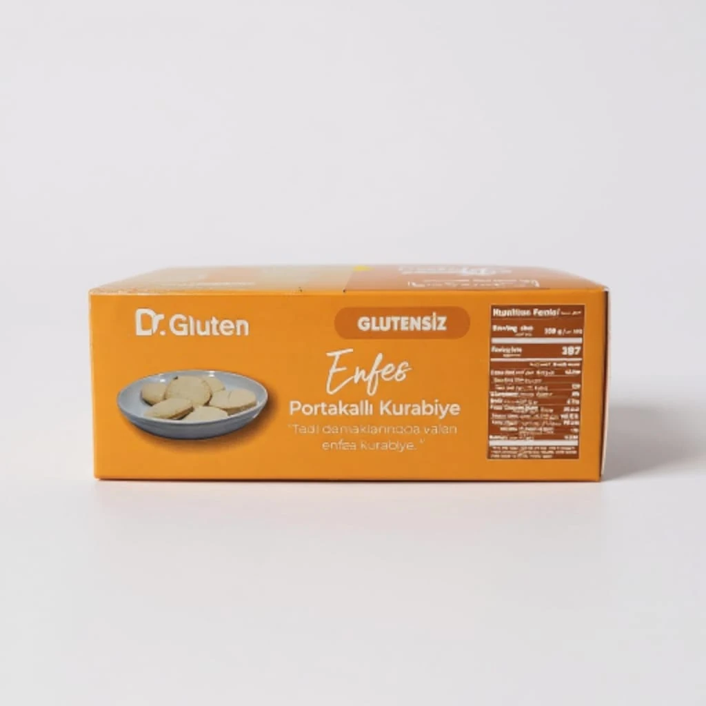Dr.Gluten Glutensiz Portakallı Kurabiye 120g