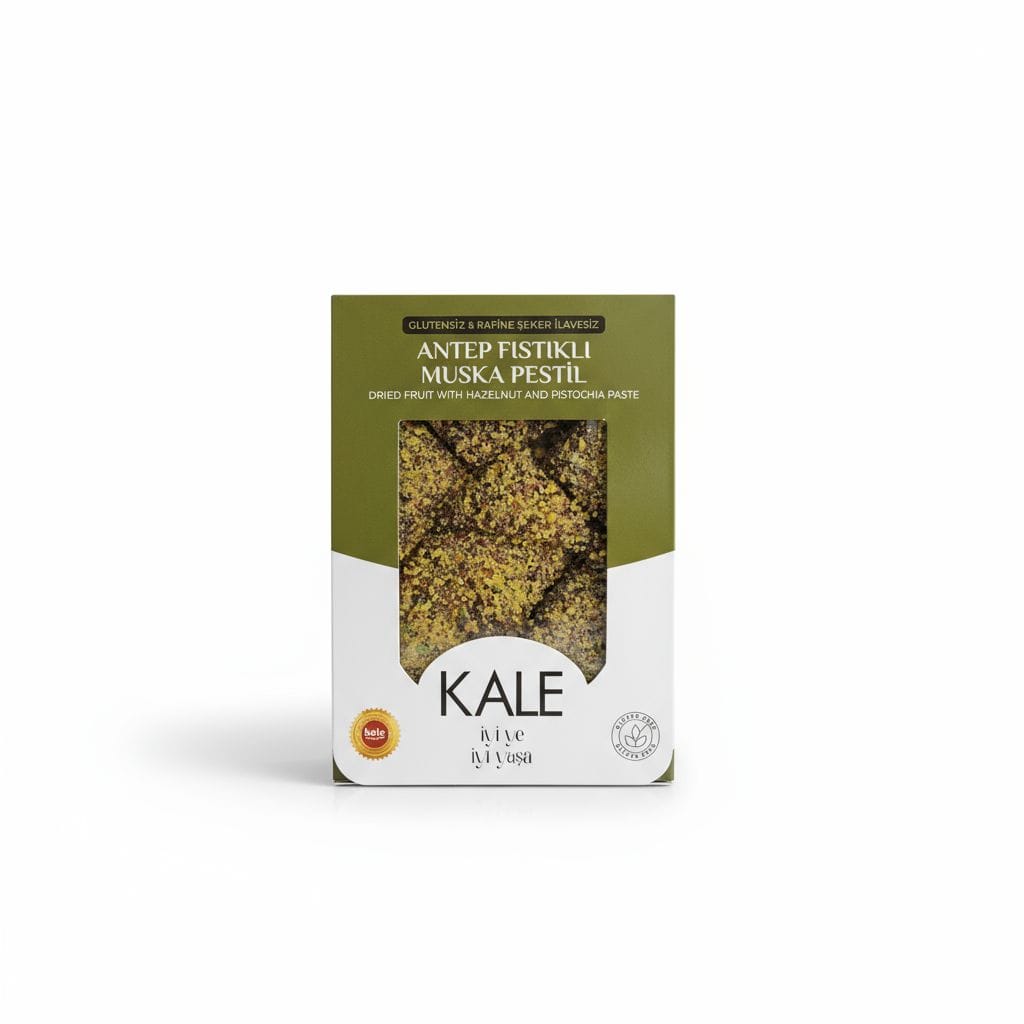 Kale Glutensiz & Şeker İlavesiz Antep Fıstıklı Muska Pestil 230 Gr
