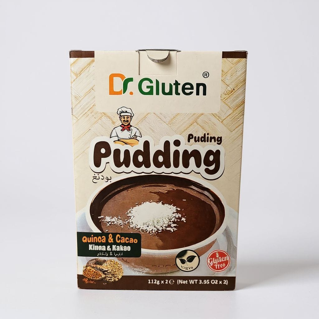 Dr.Gluten Puding Kinoa Kakao Glutensiz Vegan 112gx2