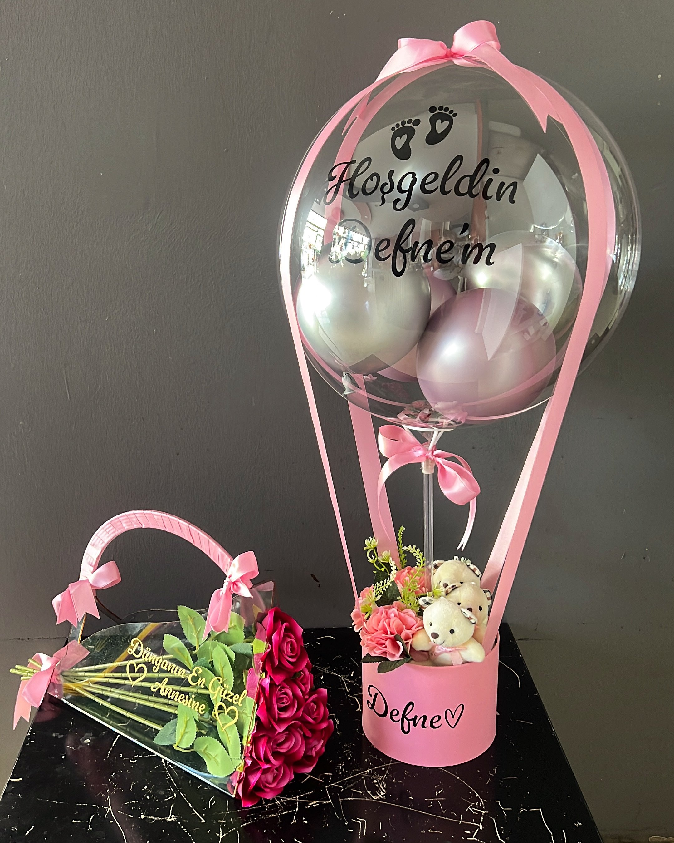 Yenidoğan Balon Kutusu Annebebk Seti