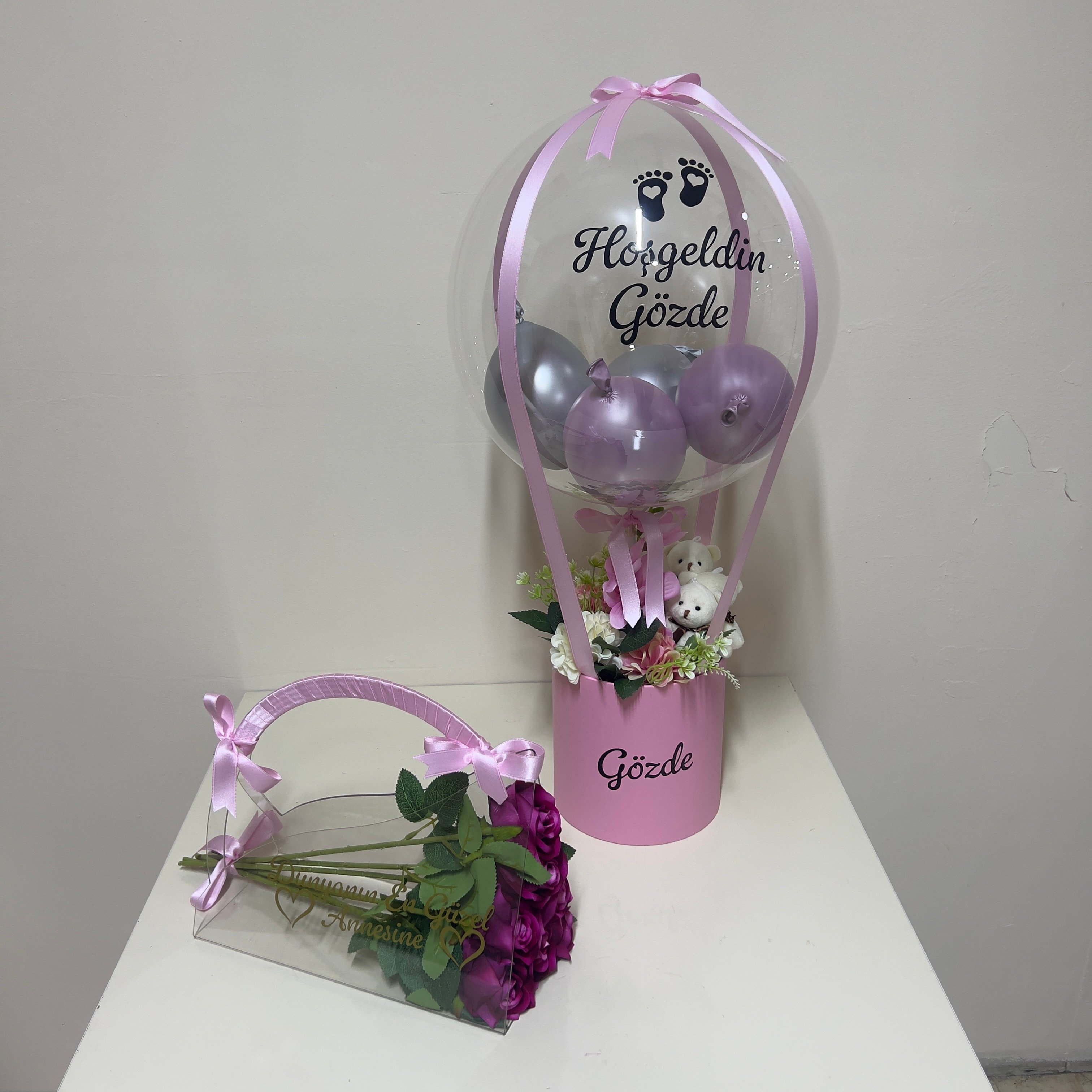 Yenidoğan Balon Kutusu Annebebk Seti