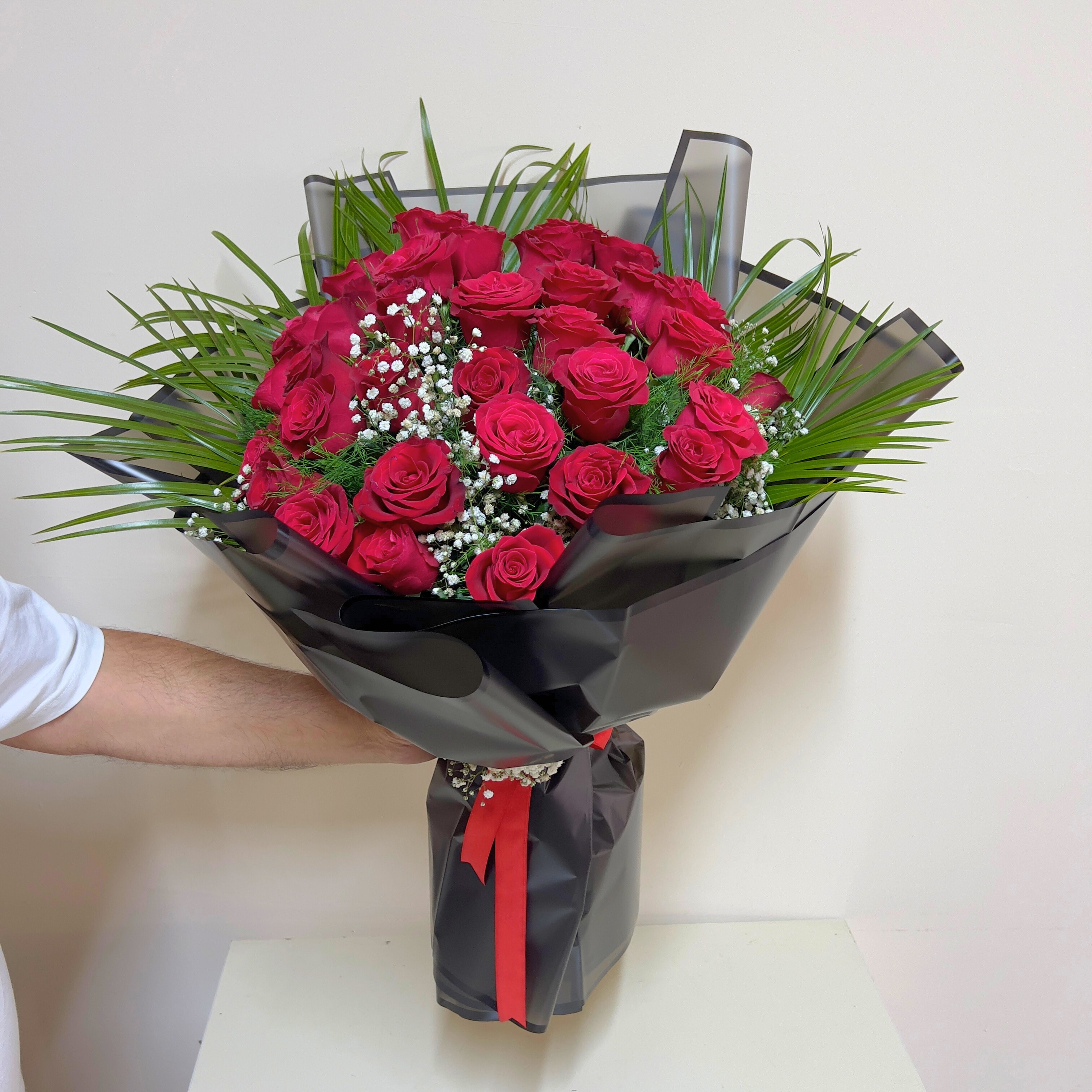 33 Adet Kırmızı Gül Buketi