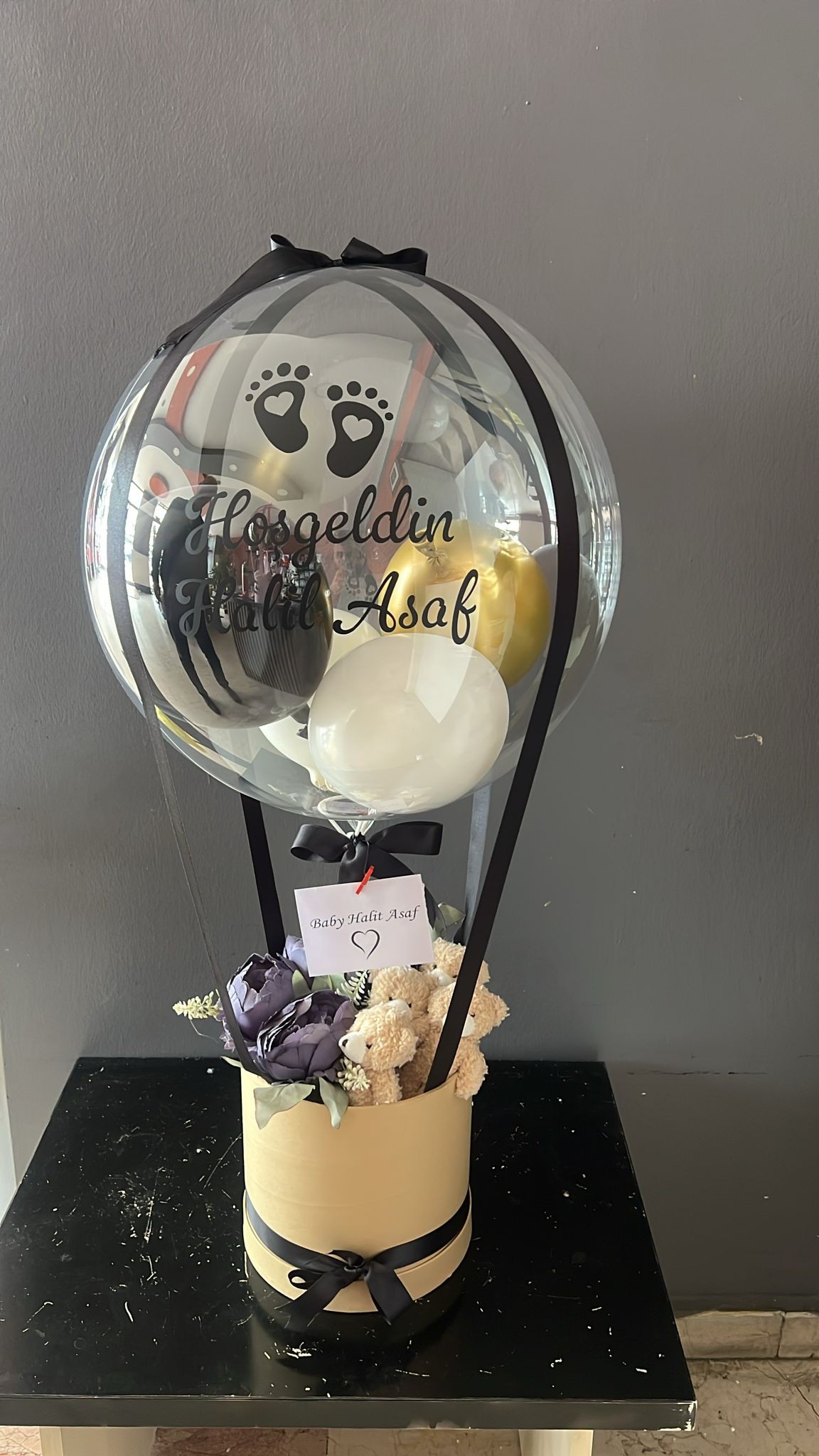 Kraft Siyah Balon Kutusu
