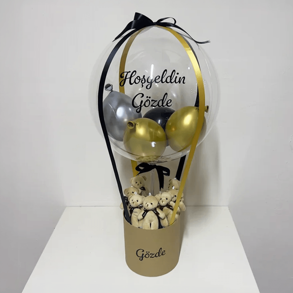 Kraf Ayıcıklı Balon Kutusu