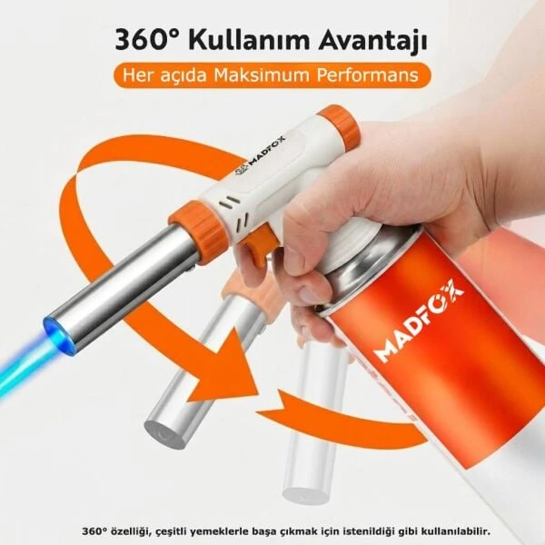 Madfox Magma 360 Çakmaklı Pürmüz - Her Açıda Kullanım