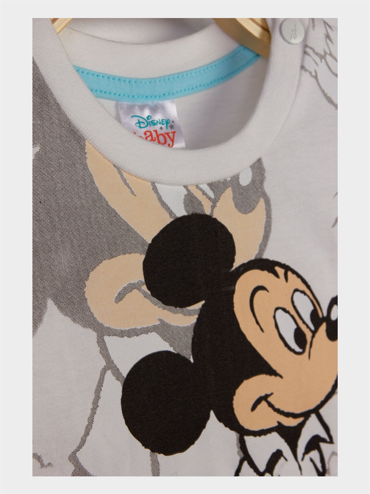 Disney Mickey Mouse Lisanslı Erkek Bebek Tişört ve Şort 2'li Takım 20890