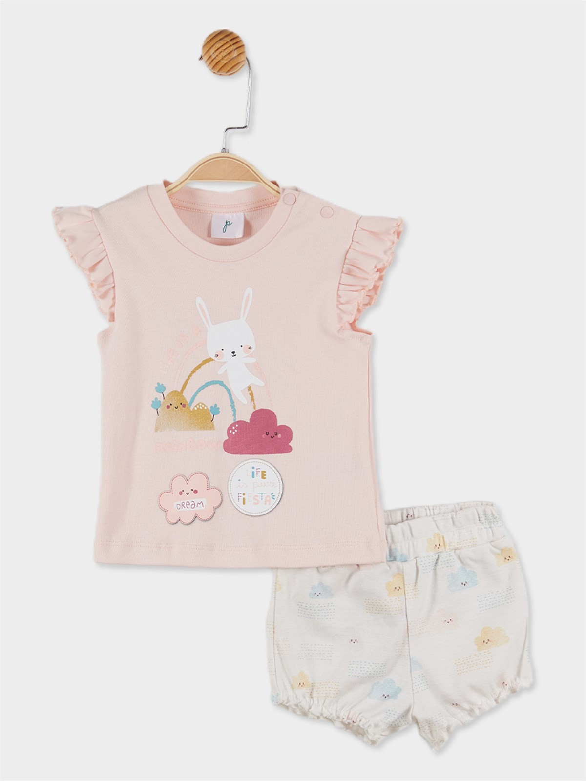 Disney Minnie Mouse Lisanslı Kız Bebek Renk Bloklu Elbise 20853