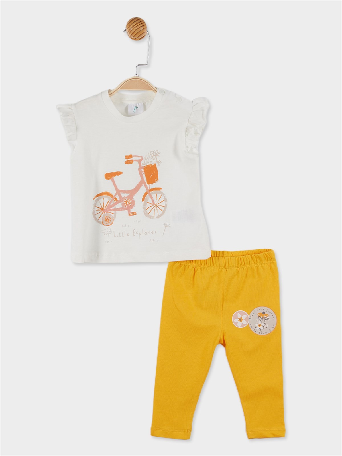 Panolino Kız Bebek Tişört ve Tayt 2'li Takım 20776