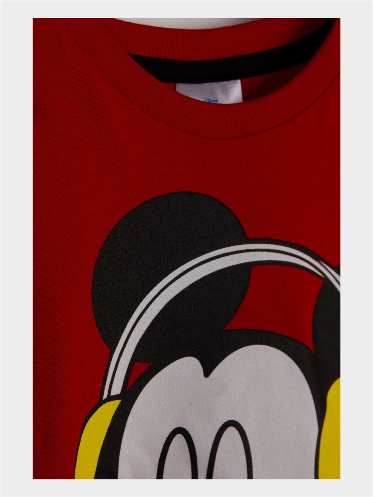 Mickey Mouse Lisanslı Erkek Çocuk Tişört ve Şortlu Pijama Takımı 20982