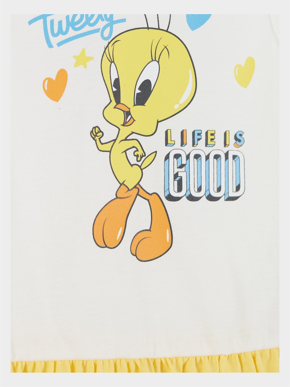 Looney Tunes Lisanslı Kız Bebek Kısa Kol Elbise 20804