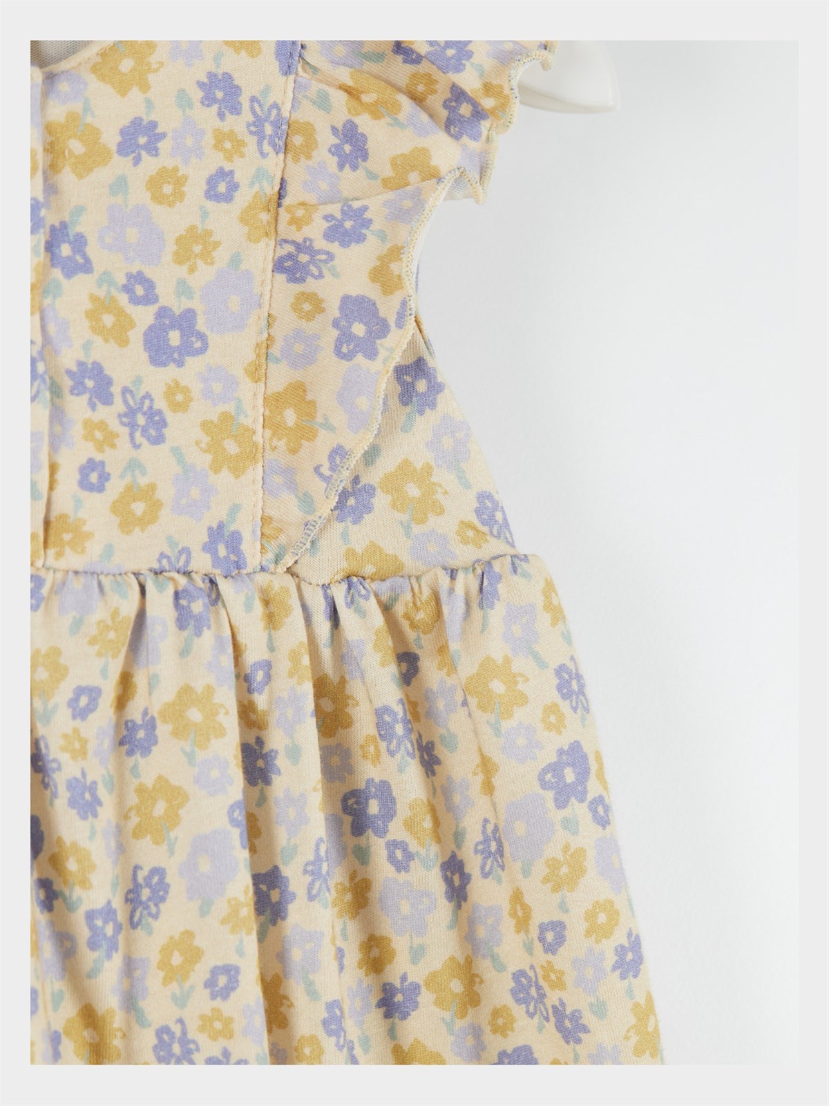Panolino Kız Bebek Çiçek Desenli Kısa Kol Elbise 20880