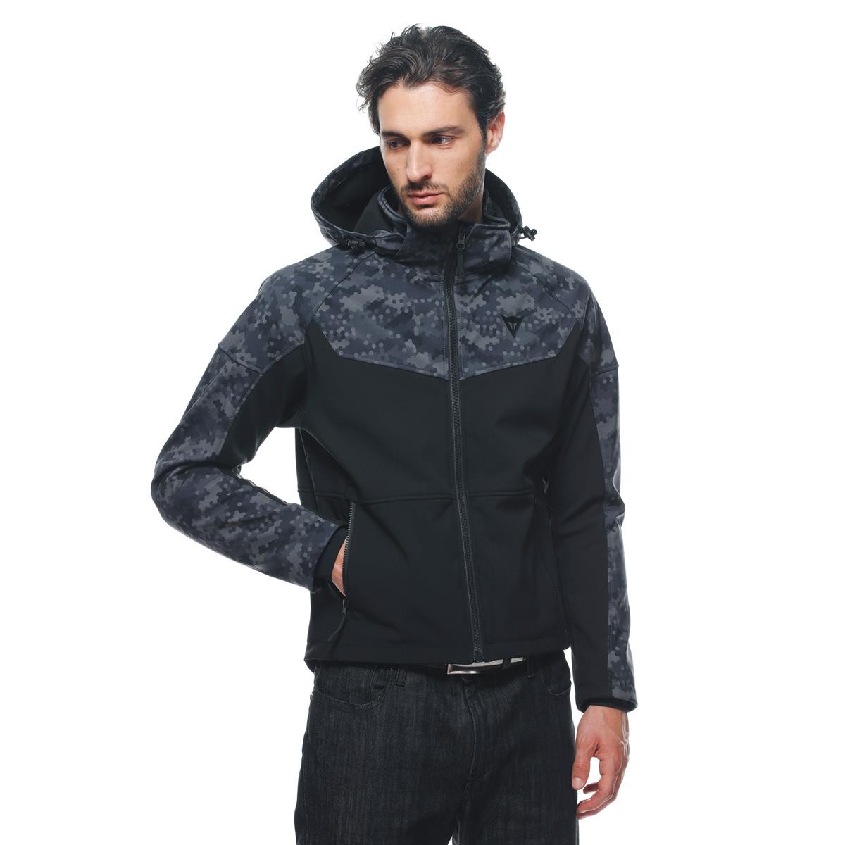 Dainese İgnite Black Camo Gray Tekstil Mont