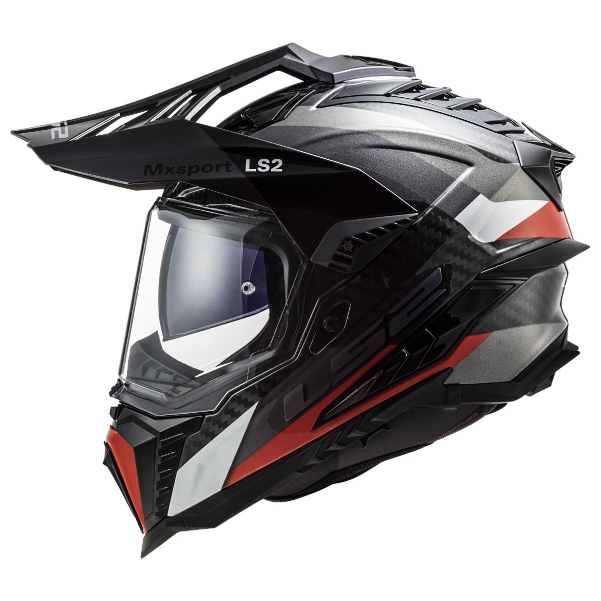 LS2 EXPLORER C KARBON FRONTIER TITANIUM- KASK