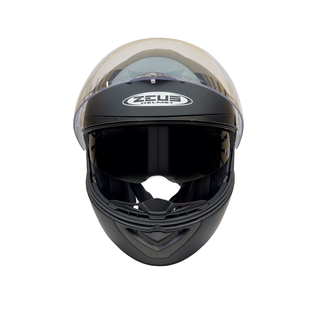 Zeus ZS-3050 Matt Black Çene Açılır Kask  