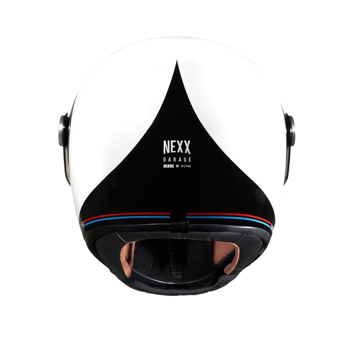  NEXX X.G100R SPUTNIK BEYAZ-SİYAH KASK 