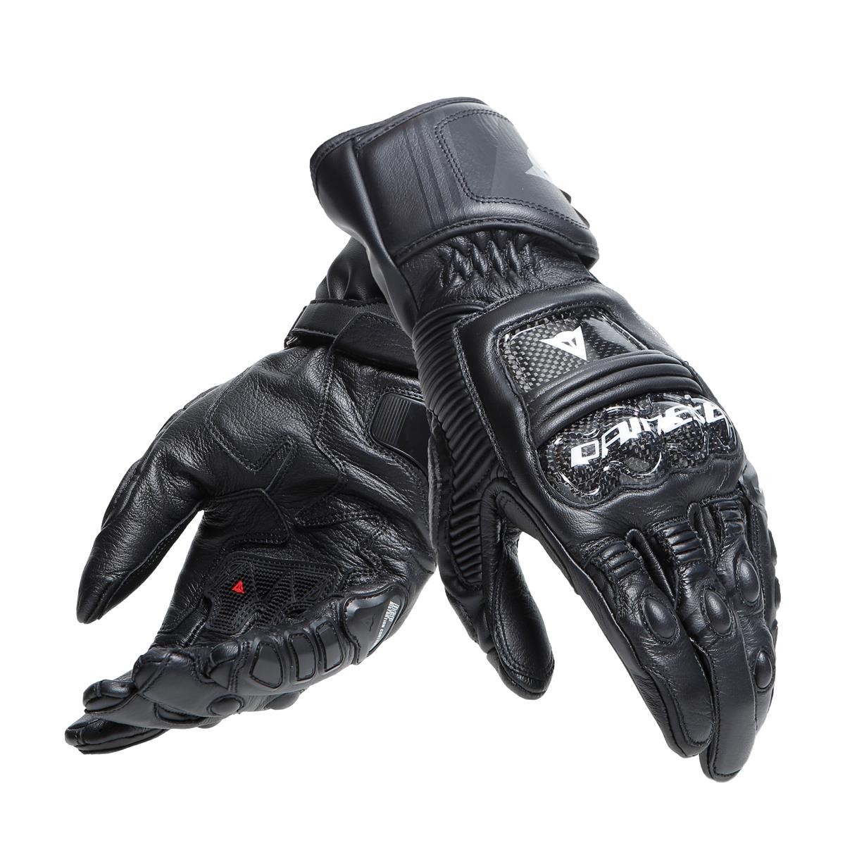 DAINESE ELDİVEN DRUID 4 LEATHER GLOVES BLACK CHARCOAL-GRAY