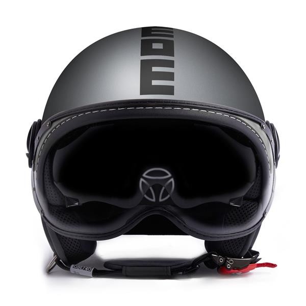 MOMO DESIGN KASK FGTR EVO MOMO MONO TITANIUM FROST BLACK