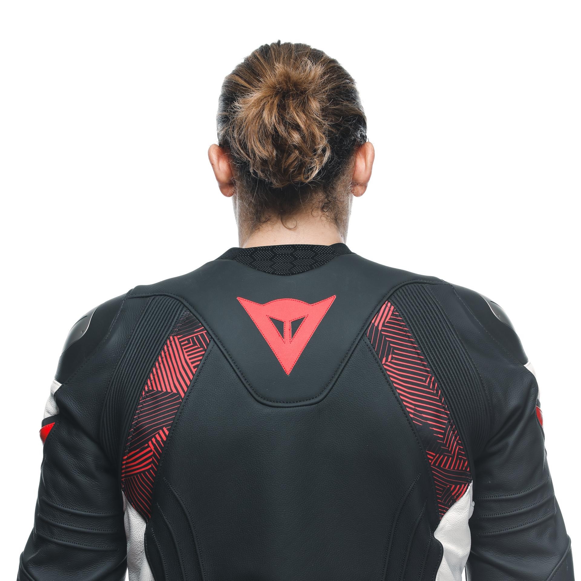 DAINESE CEKET DERİ / AVRO 5 BLK RED LAVA WHT