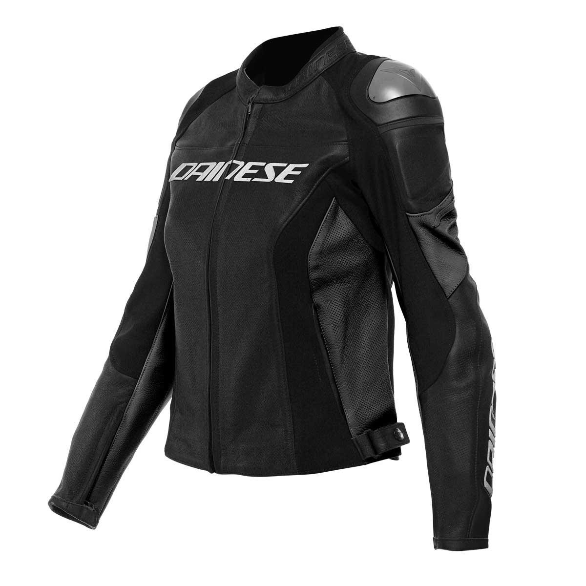 Dainese Racing 4 Black Kadın Deri Mont