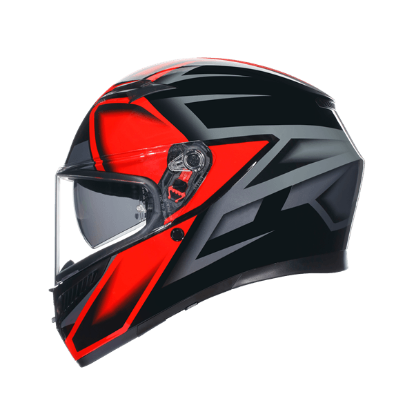 AGV KASK K3 MPLK COMPOUND BALCK RED