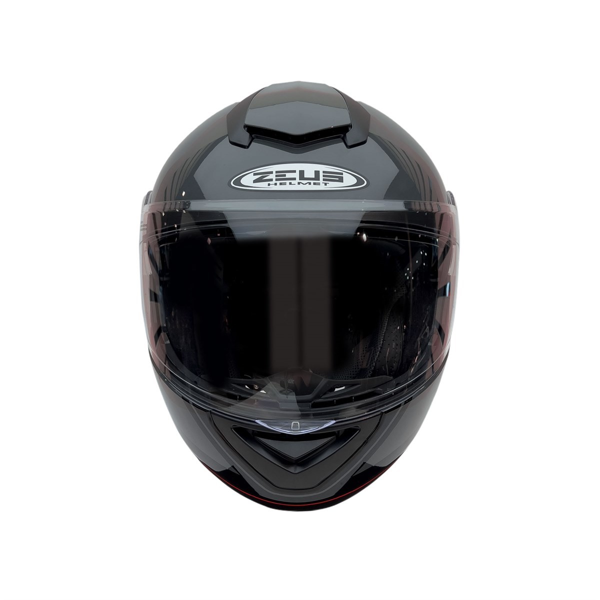 Zeus ZS-3050 BE7 Grey Red Çene Açılır Kask 