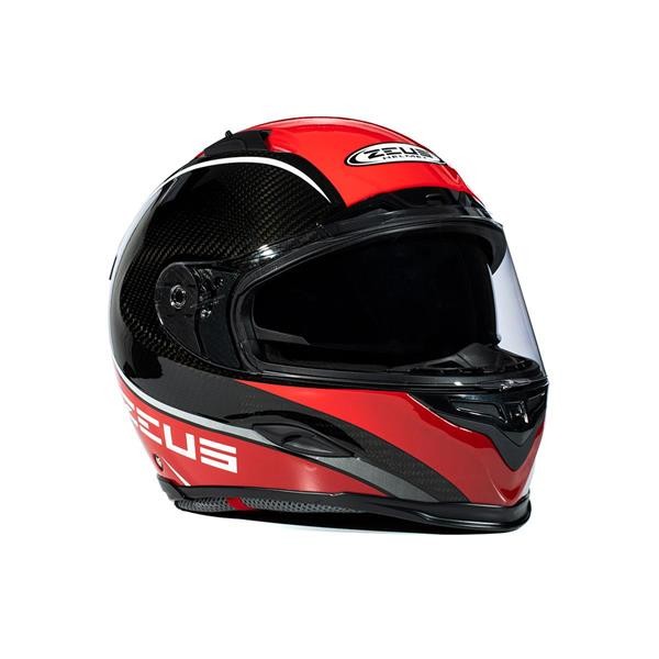 ZEUS KASK ZS-1800B GLOSS CARBON AM9 RED