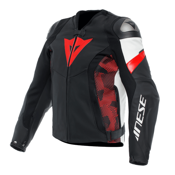 DAINESE CEKET DERİ / AVRO 5 BLK RED LAVA WHT