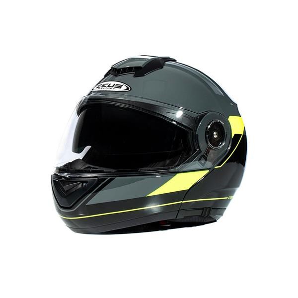 ZEUS KASK ZS-3050 GREY BE7 FLUO YELLOW