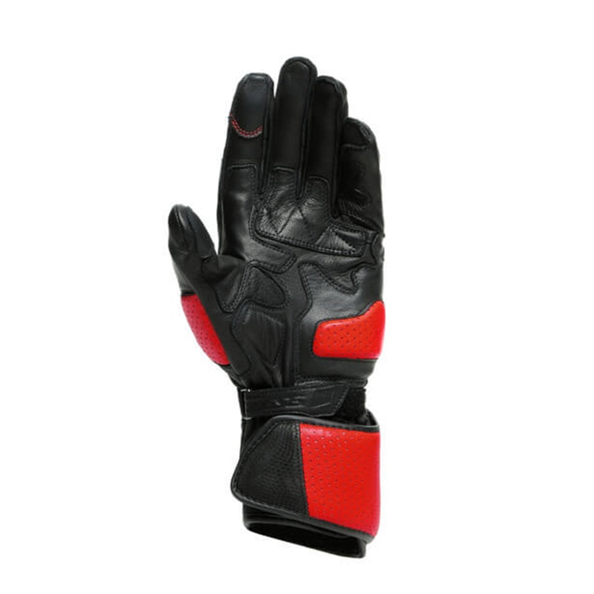 Dainese Impeto Black Lava Red Deri Eldiven 