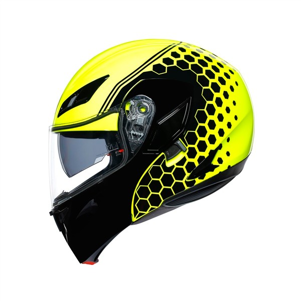 AGV COMPACT ST MLT PLK DETROIT YELLOW FLUO BLACK