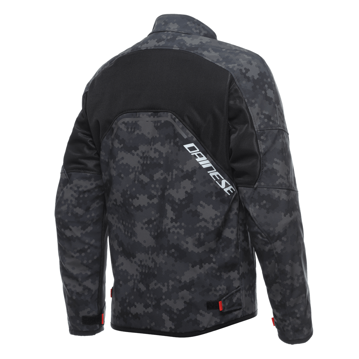 Dainese İgnite Camo Gray Black Fluo Red Air Tekstil Mont