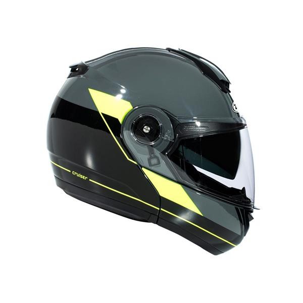 ZEUS KASK ZS-3050 GREY BE7 FLUO YELLOW