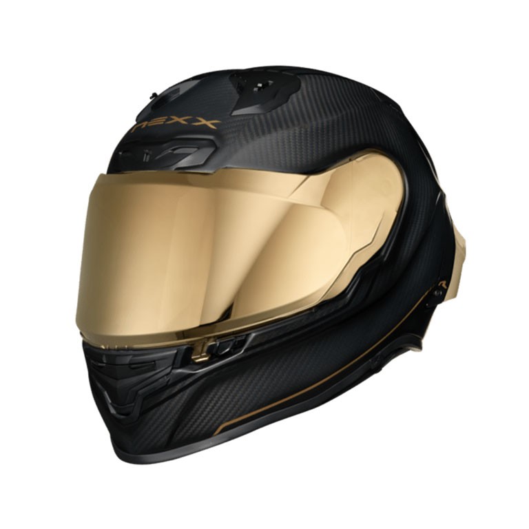  NEXX X.R3R GOLDEN EDITION KARBON MAT SİYAH-SARI KASK 