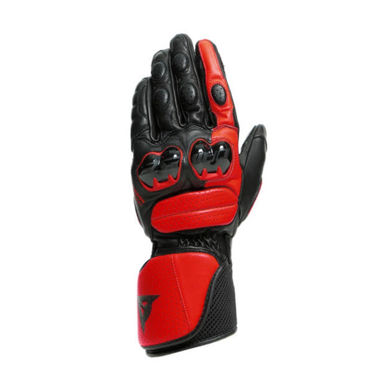 Dainese Impeto Black Lava Red Deri Eldiven 