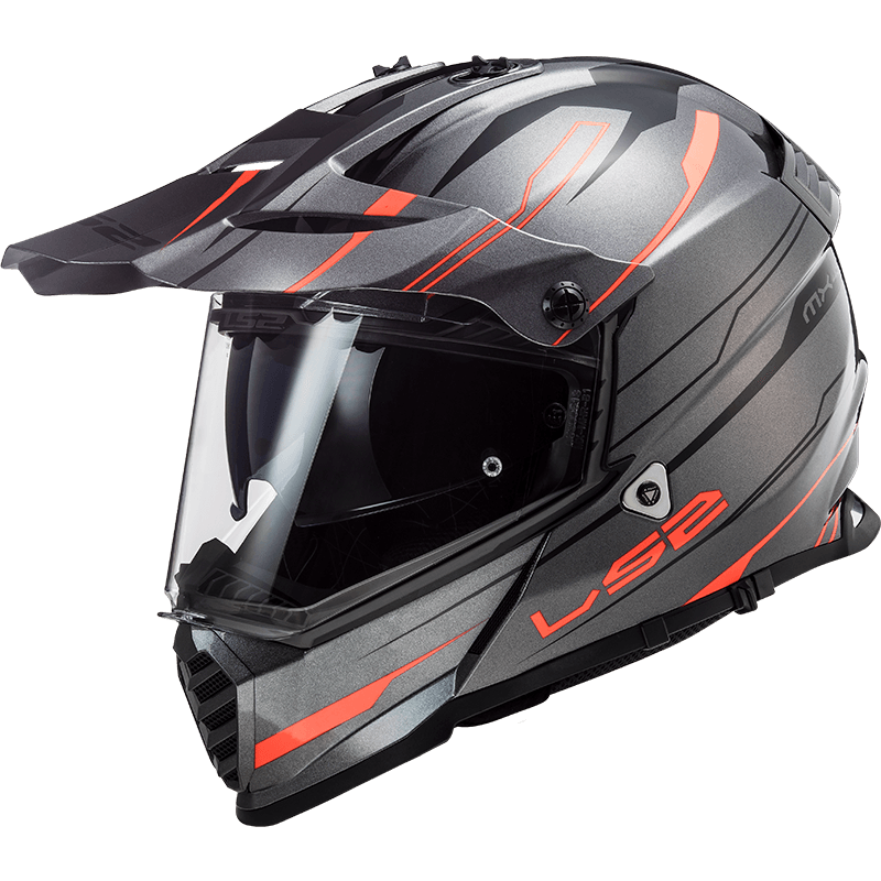  LS2 PIONEER EVO KNIGHT TITANIUM- KASK 