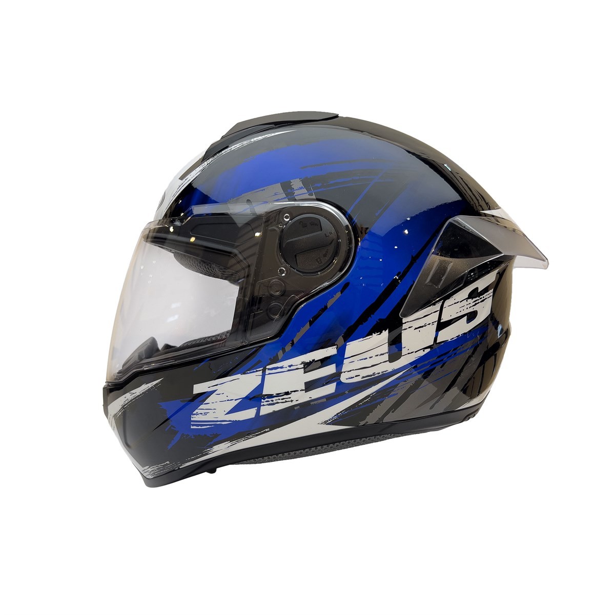 Zeus ZS-811A AL8 Black Blue Kapalı Kask 