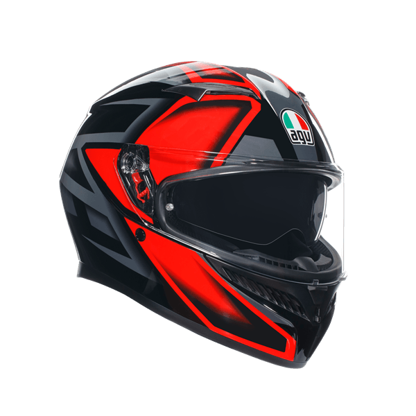AGV KASK K3 MPLK COMPOUND BALCK RED