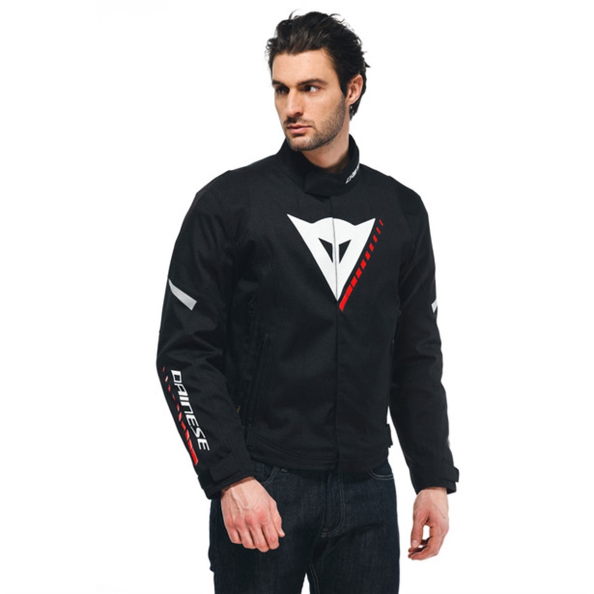 Dainese Veloce Black White Lava Red D-Dry Mont 