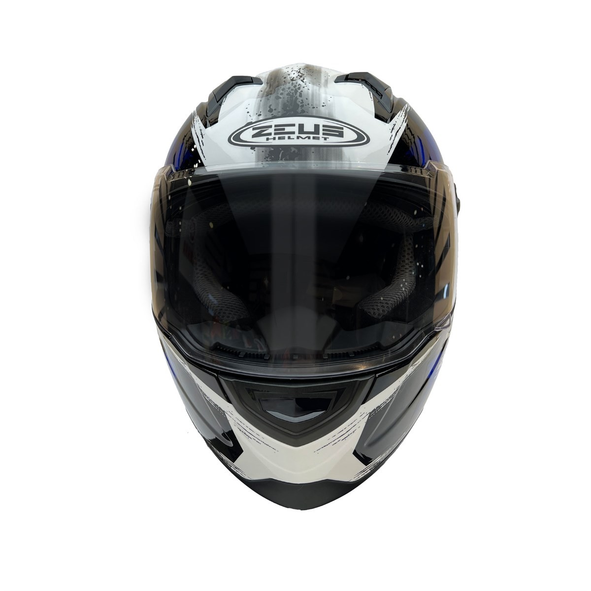 Zeus ZS-811A AL8 Black Blue Kapalı Kask 