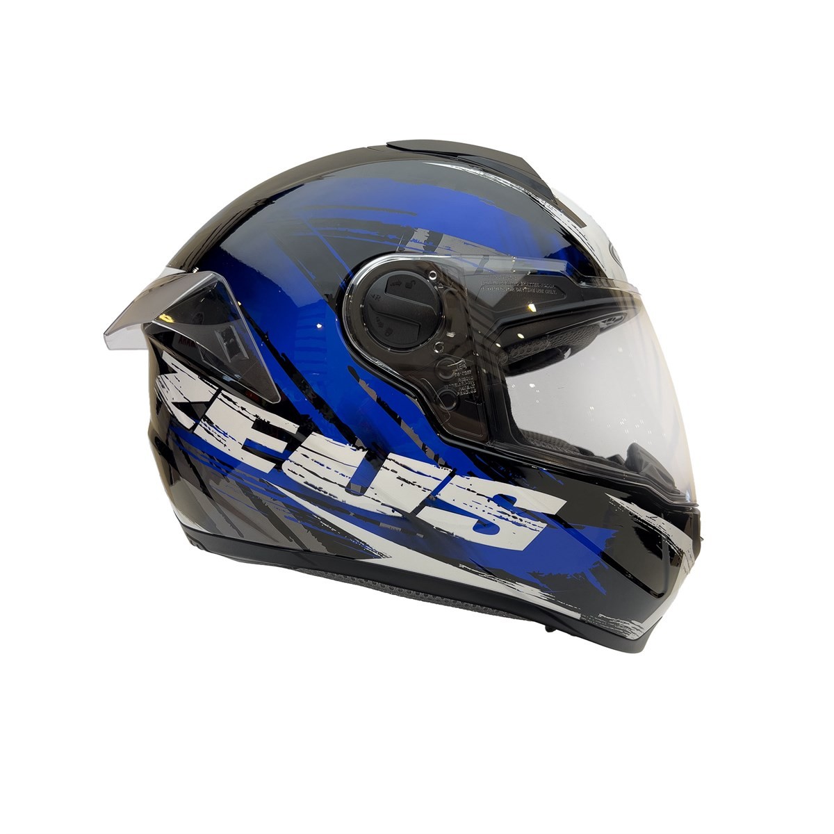 Zeus ZS-811A AL8 Black Blue Kapalı Kask 