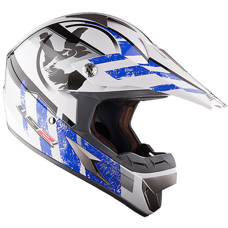  LS2 MX433 STRIPE MAVİ KASK 