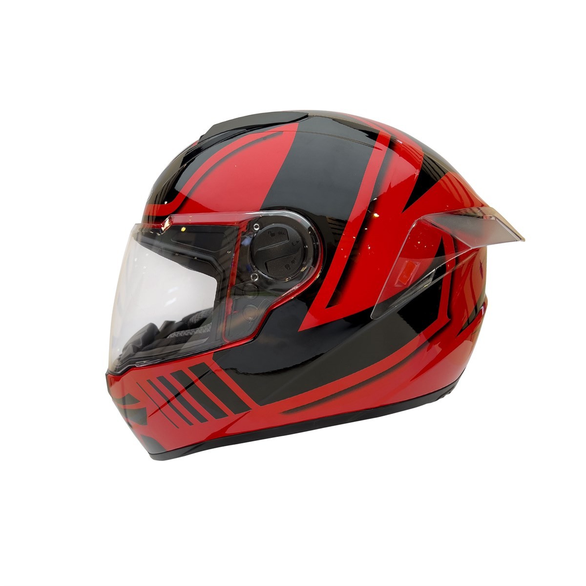 Zeus ZS-811A AL-34 Red Black Kapalı Kask