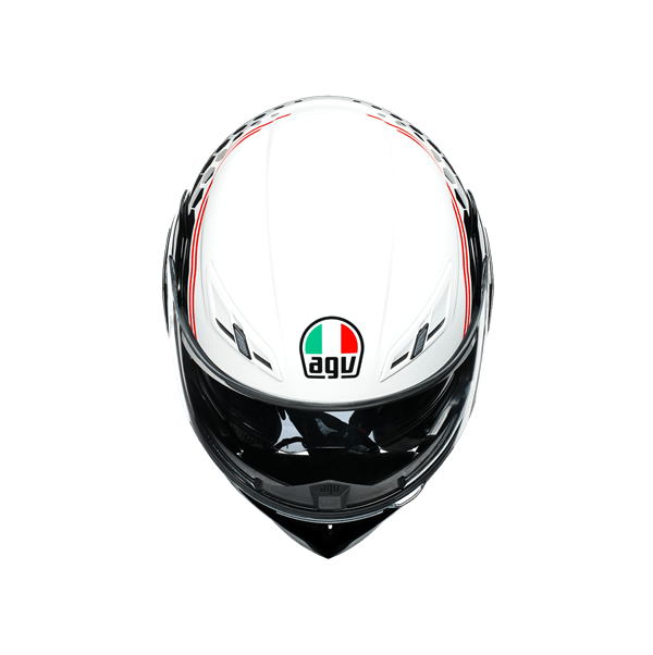 AGV/COMPACT ST MLT PLK DETROIT WHITE BLACK