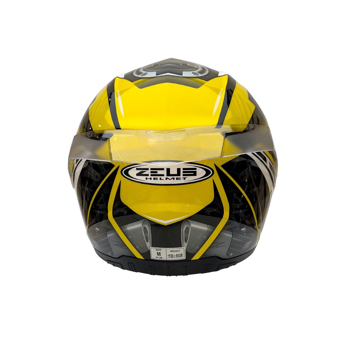 Zeus ZS-811A AL41 Yellow White Kapalı Kask