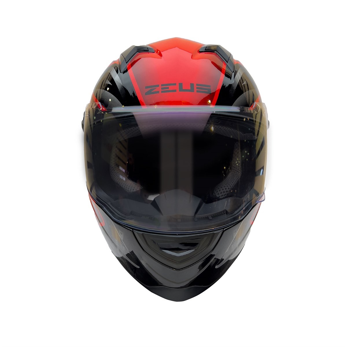 Zeus ZS-811A AL39 Black Red Kapalı Kask