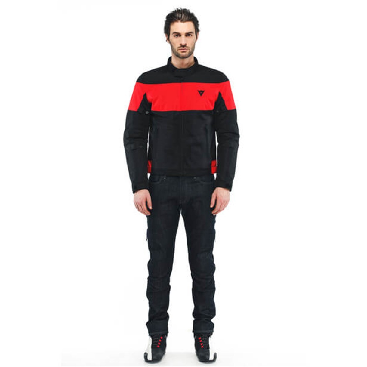 Dainese Elettrica Air Black Lava Red Tekstil Mont