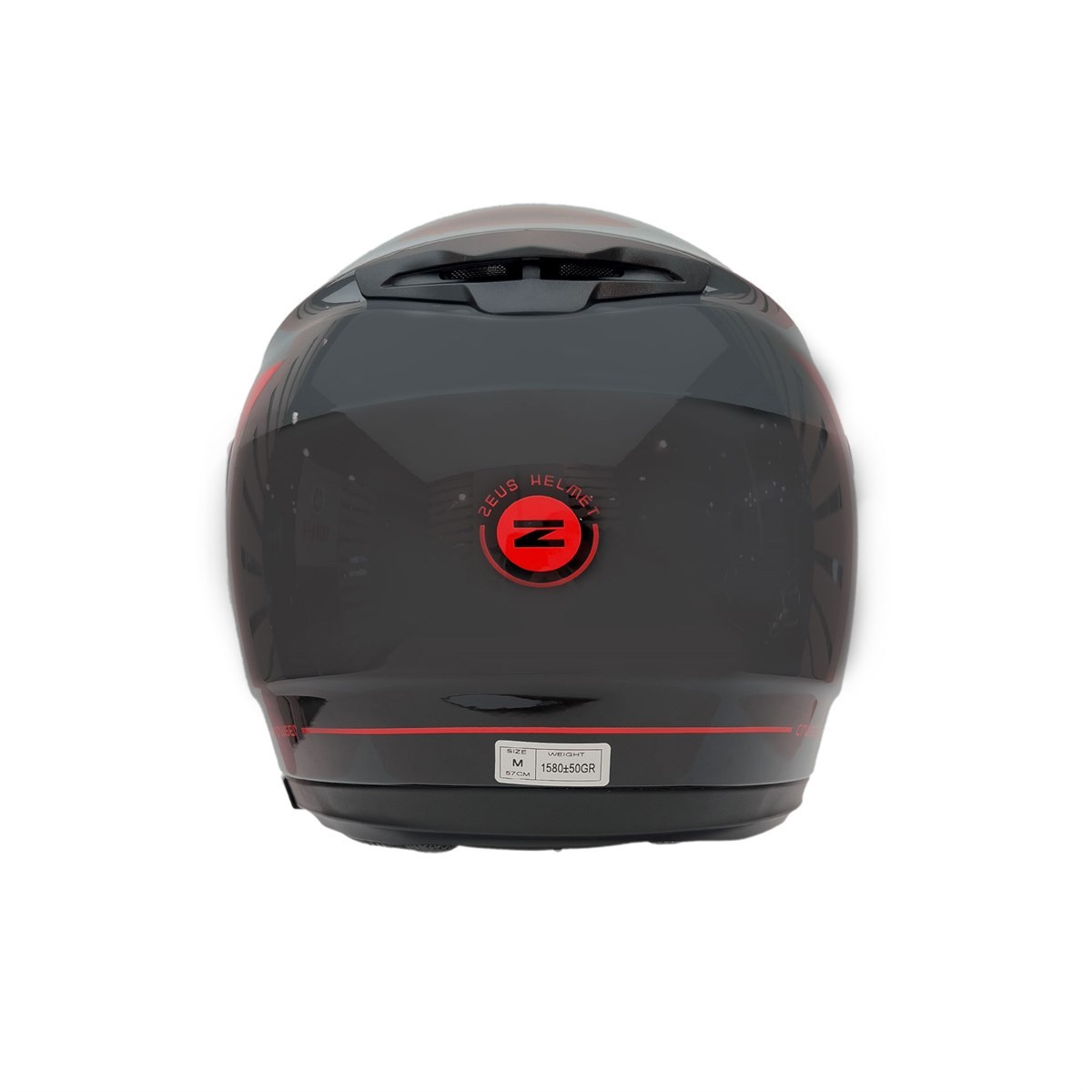 Zeus ZS-3050 BE7 Grey Red Çene Açılır Kask 