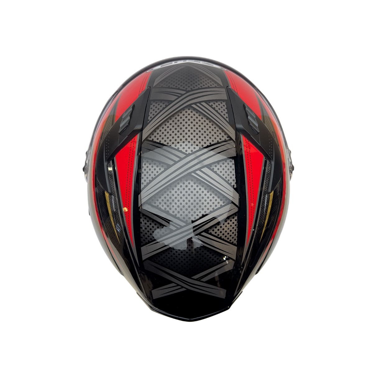 Zeus ZS-813A AN36 Black Red Kapalı Kask